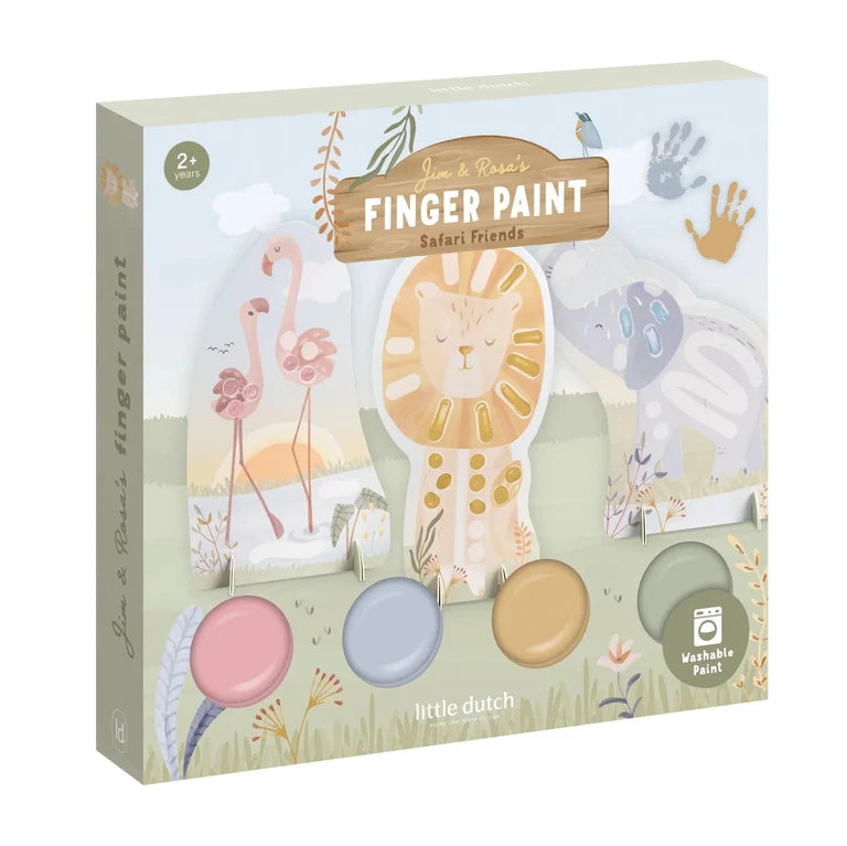 Set de peinture au doigt - Safari Friends