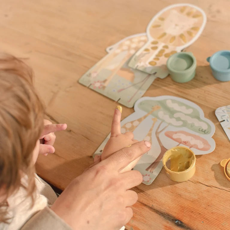 Set de peinture au doigt - Safari Friends