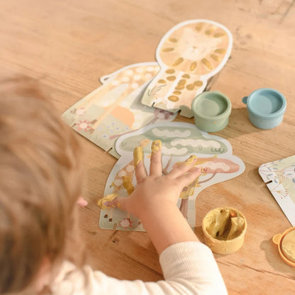 Set de peinture au doigt - Safari Friends