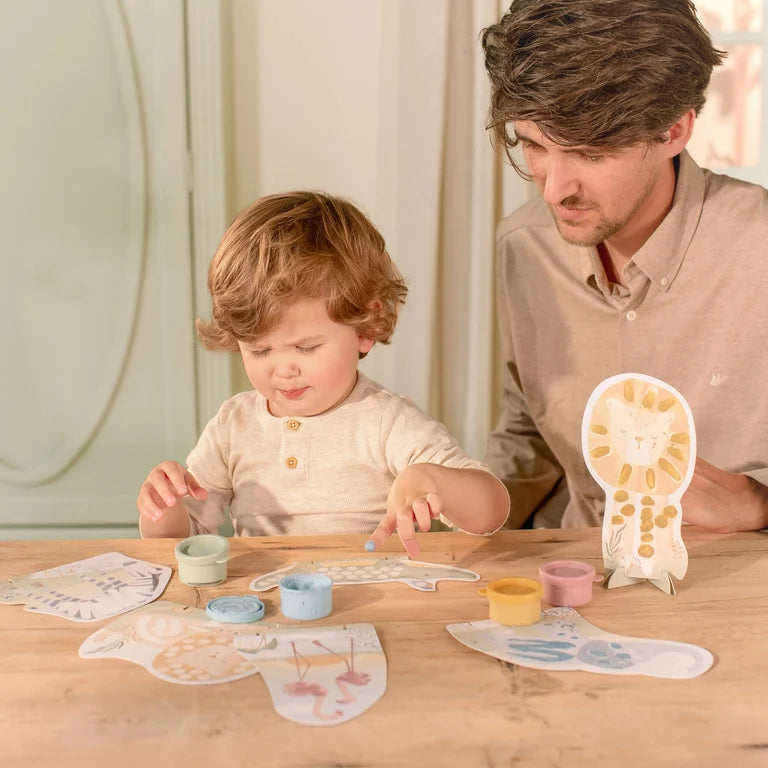 Set de peinture au doigt - Safari Friends