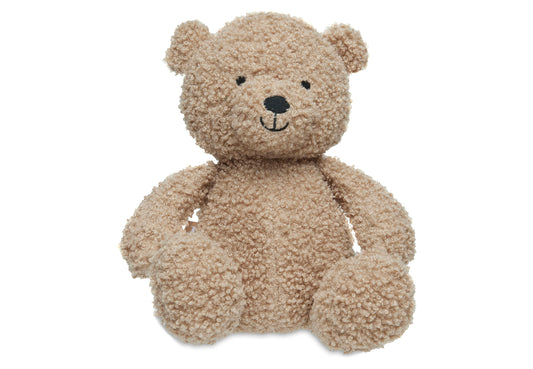 Peluche ours Teddy Bear en tissu bouclette biscuit