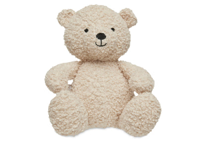 Peluche ours Teddy Bear en tissu bouclette naturel