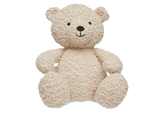 Peluche ours Teddy Bear en tissu bouclette naturel