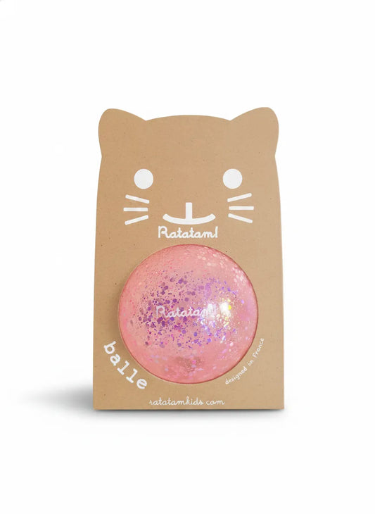 Ballon Mini Shiny - 10 cm, coloris Rose