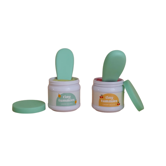 Petits pots magiques pour poupée – Duo de glaces Cerise et Citron