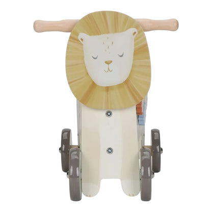 Porteur Lion en bois – Safari Friends