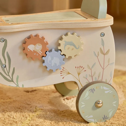 Porteur Lion en bois – Safari Friends