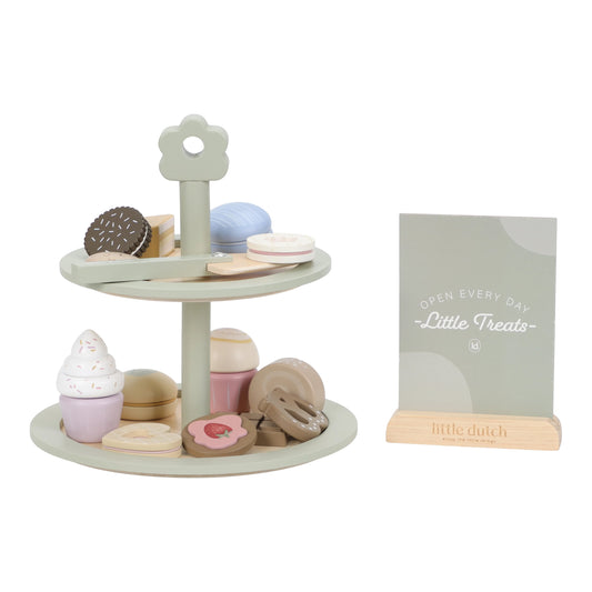 Présentoir à pâtisseries en bois
