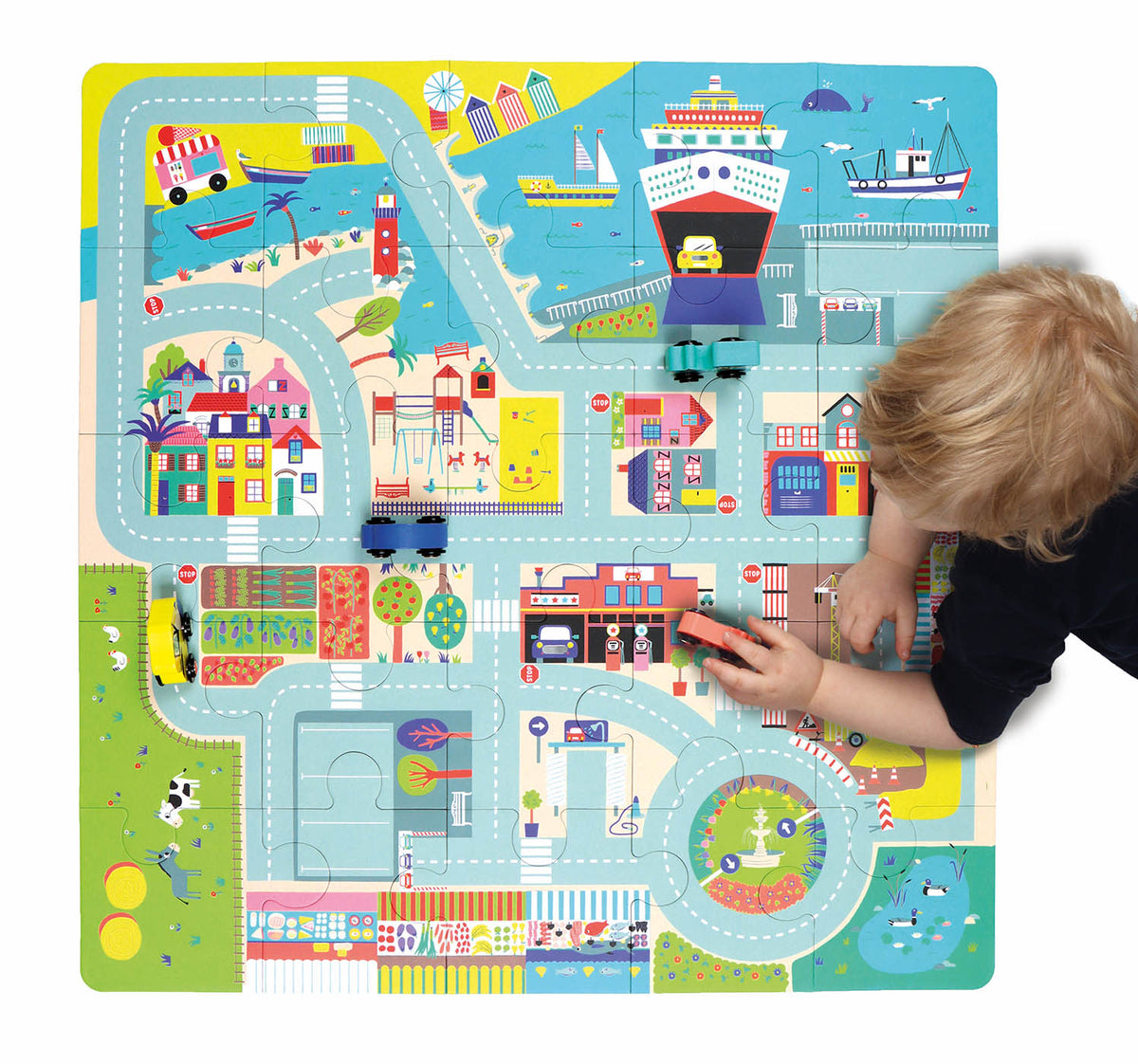 Mon circuit de voiture puzzle
