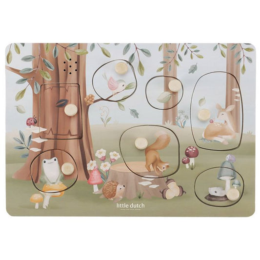 Puzzle sonore en bois – Forest Friends
