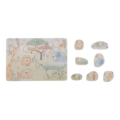 Puzzle sonore en bois - Safari Friends
