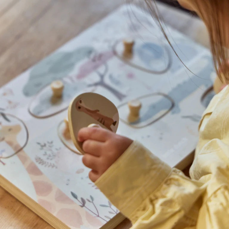 Puzzle sonore en bois - Safari Friends