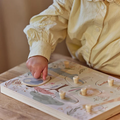 Puzzle sonore en bois - Safari Friends