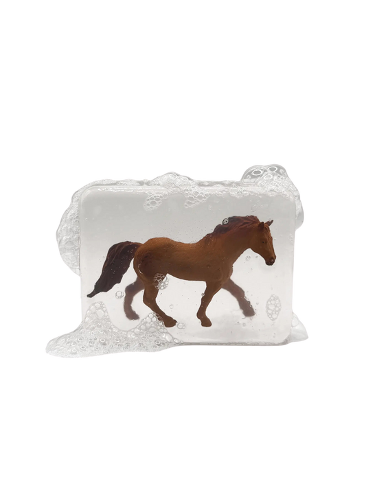 Savon avec figurine surprise - Cheval