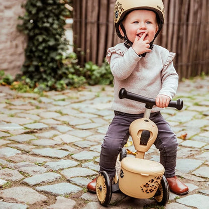 Porteur évolutif en trottinette - Léopard