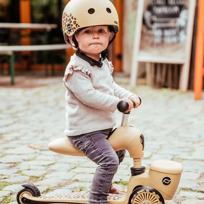 Porteur évolutif en trottinette - Léopard