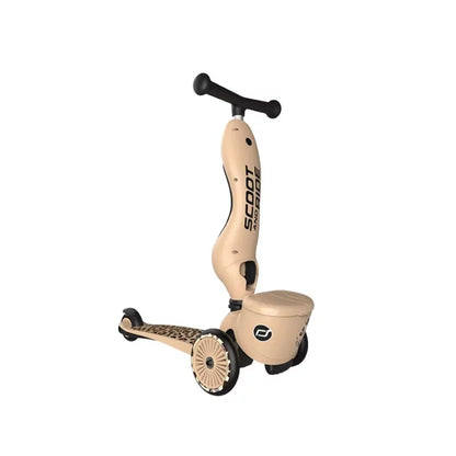 Porteur évolutif en trottinette - Léopard