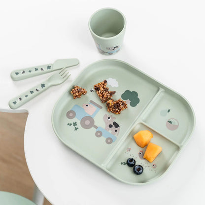 Coffret repas - Tiny Farm - Vert
