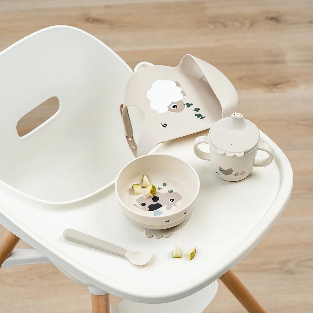 Coffret premier repas - Tiny Farm - Beige