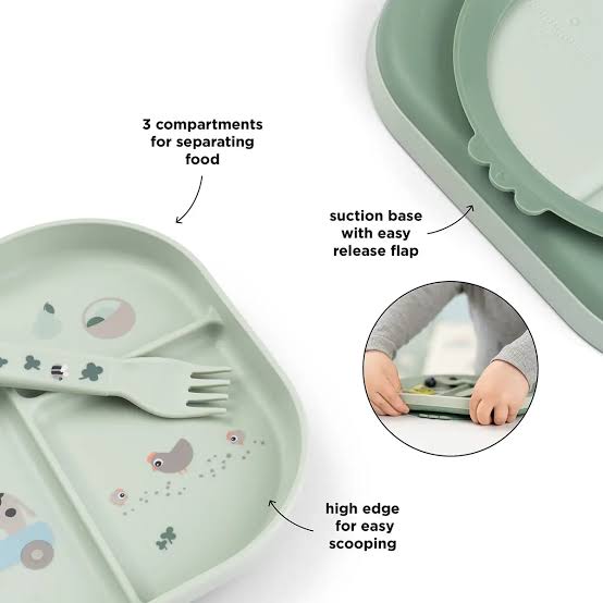 Coffret repas - Tiny Farm - Vert