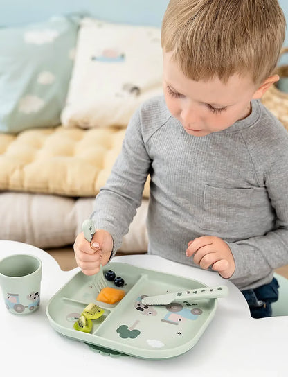 Coffret repas - Tiny Farm - Vert