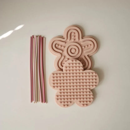 Jeu sensoriel en silicone - Fleur