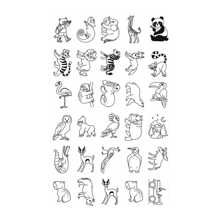 Tablette à dessin - Kidydraw Mini - Animaux