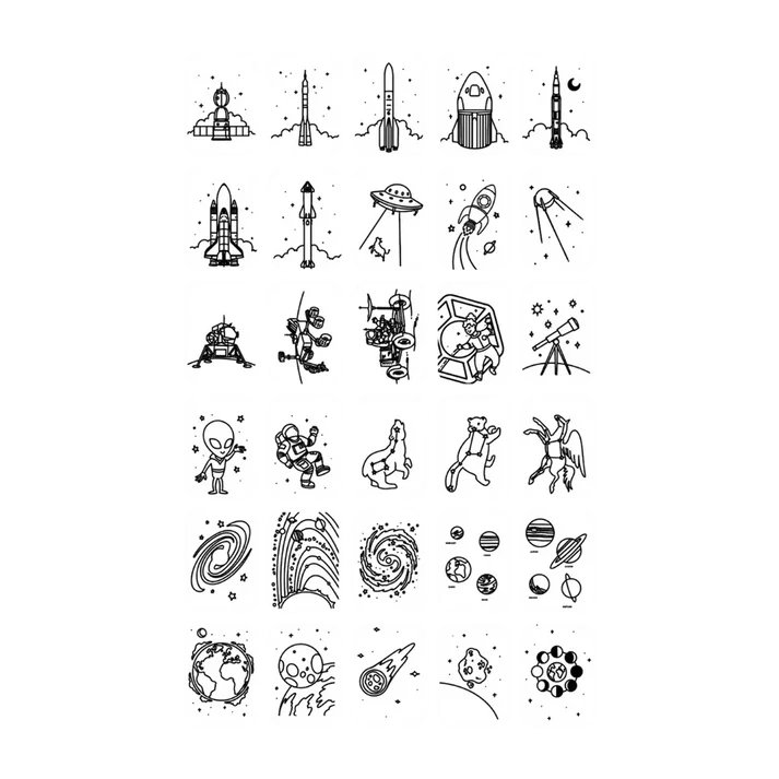Tablette à dessin - Kidydraw Mini - Galaxie