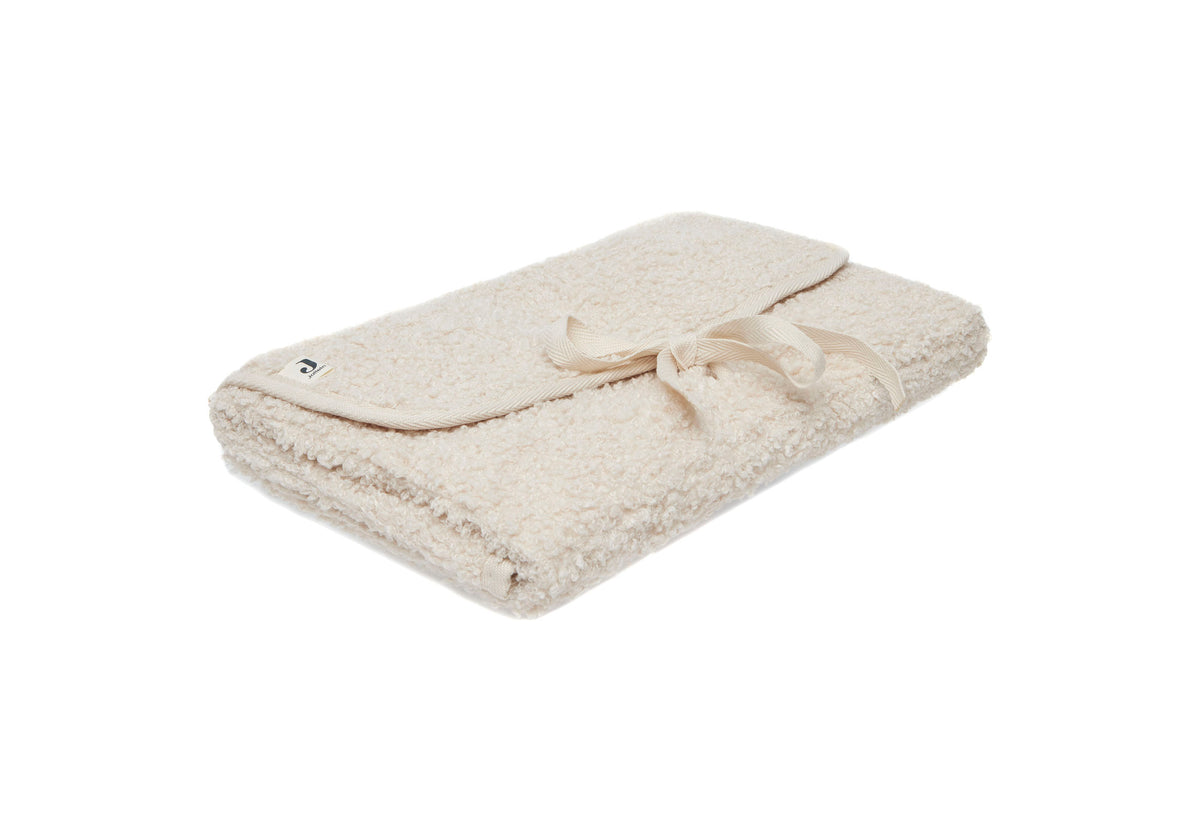Tapis à langer nomade Boucle, coloris Naturel, vue détail 3