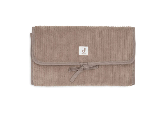 Tapis à langer nomade – Cloudy Rib Milky Coffee