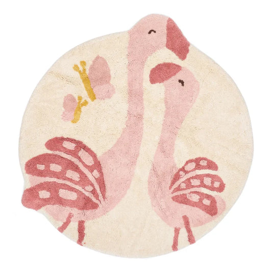 Tapis décoratif - Flamant Rose - Safari Friends