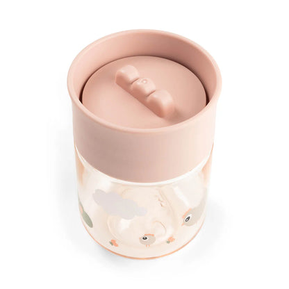 Gobelet d'apprentissage 360° - Tiny Farm - Rose
