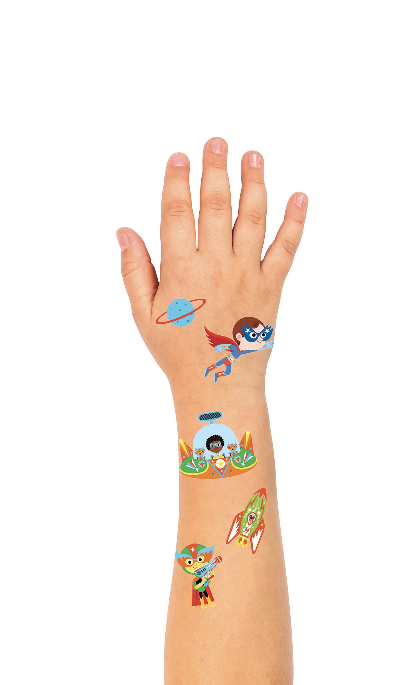 Mes p'tits tattoos - Super Héros