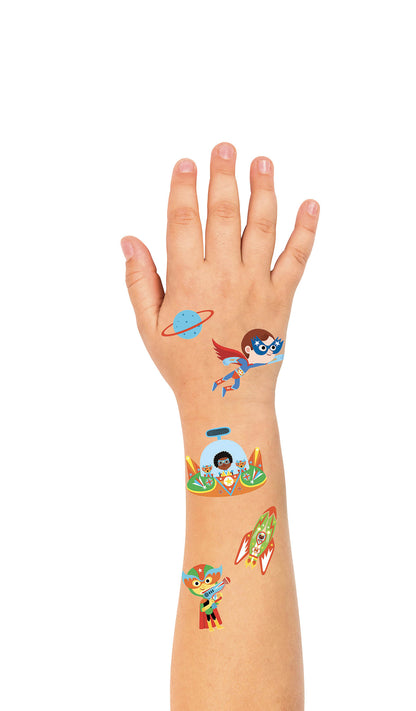 Mes p'tits tattoos - Super Héros