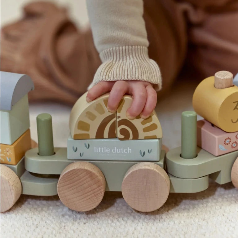Train en bois – Safari Friends
