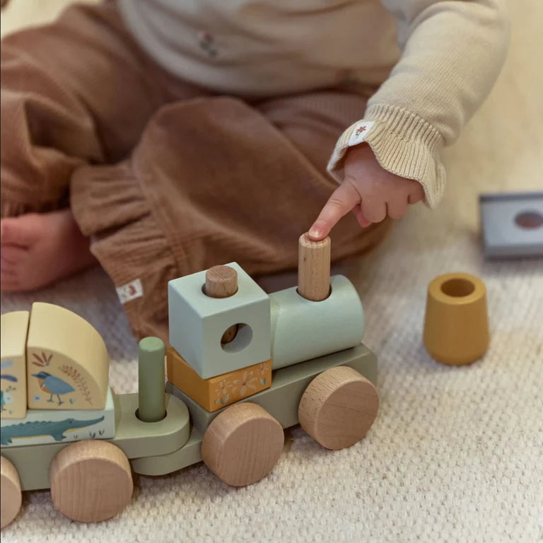 Train en bois – Safari Friends