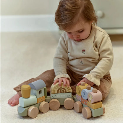 Train en bois – Safari Friends