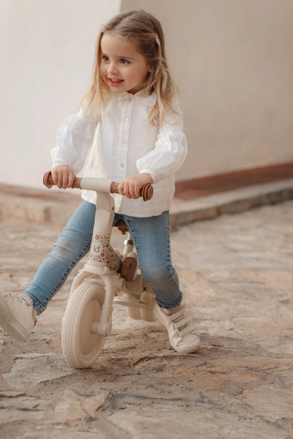 Tricycle évolutif 4 en 1, coloris Blanc