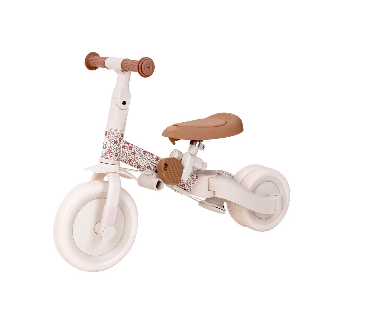 Tricycle évolutif 4 en 1, coloris Blanc