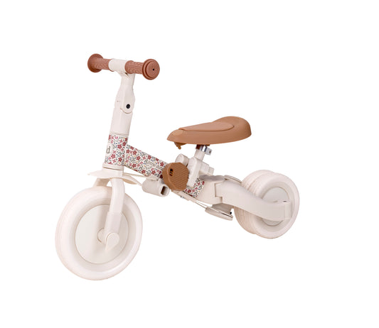 Tricycle évolutif 4 en 1, coloris Blanc
