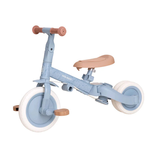 Tricycle évolutif 4 en 1, coloris Bleu