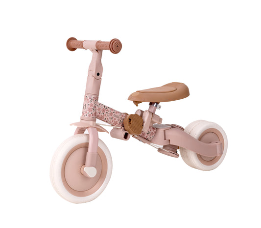 Tricycle évolutif 4 en 1, coloris Rose