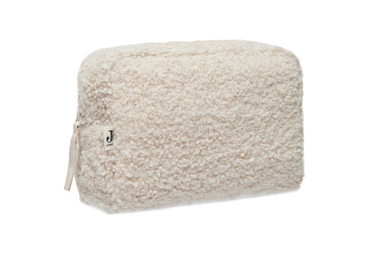 Trousse de soins pour bébé en tissu bouclette naturel