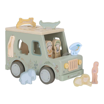 Boîte à formes voiture de safari - Safari Friends