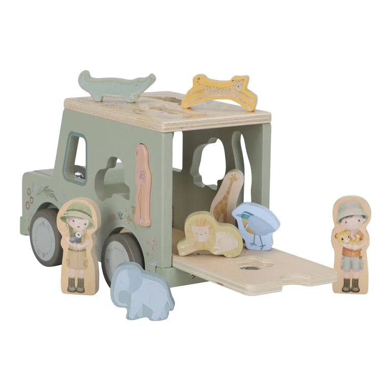 Boîte à formes voiture de safari - Safari Friends