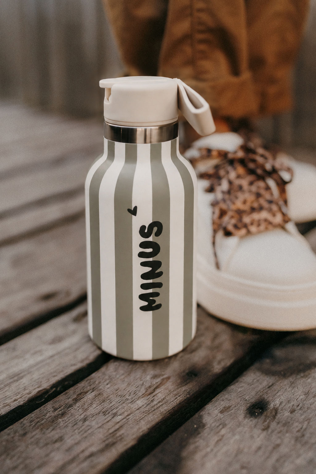 Gourde isotherme - Stripe Kaki