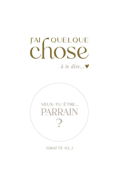 Carte à gratter – Veux-tu être parrain ?
